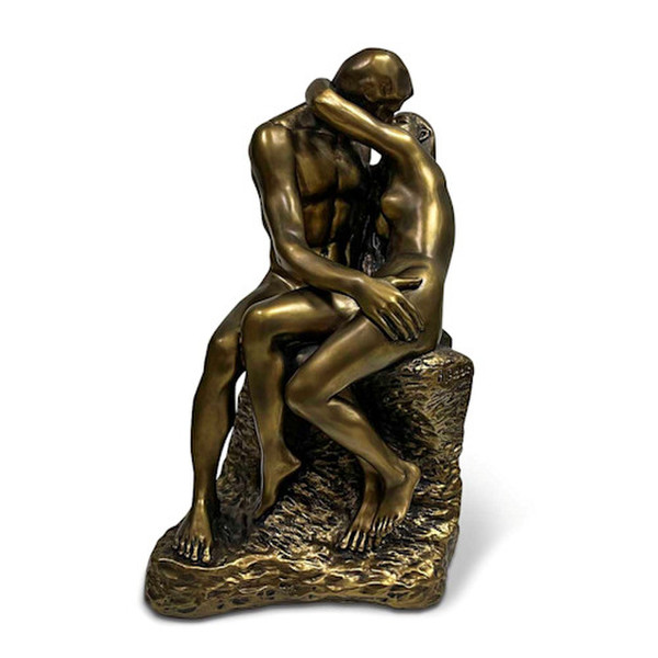 The Kiss by Rodin Sculpture Replica 9" High
